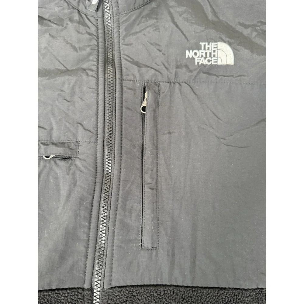 Vintage The North Face Denali Jacket Mens Medium Black Polartec Fleece Full Zip